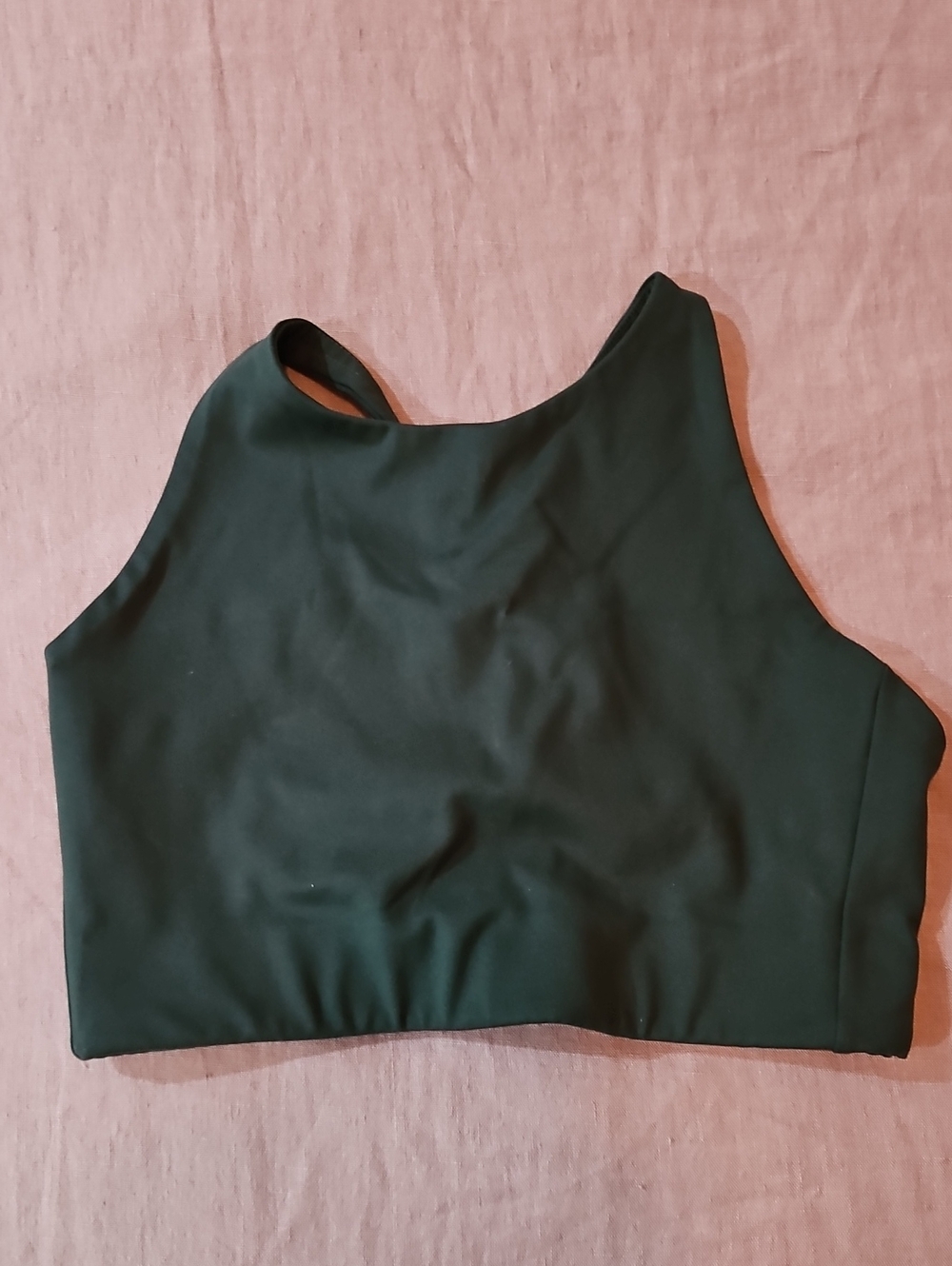Girlfriend Collective Topanga Green Sports Bra